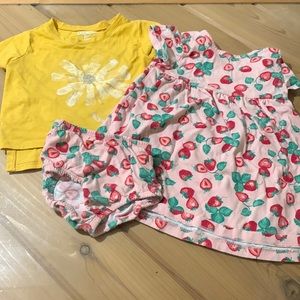 Oshkosh b’gosh and wonder nation girl summer bundle